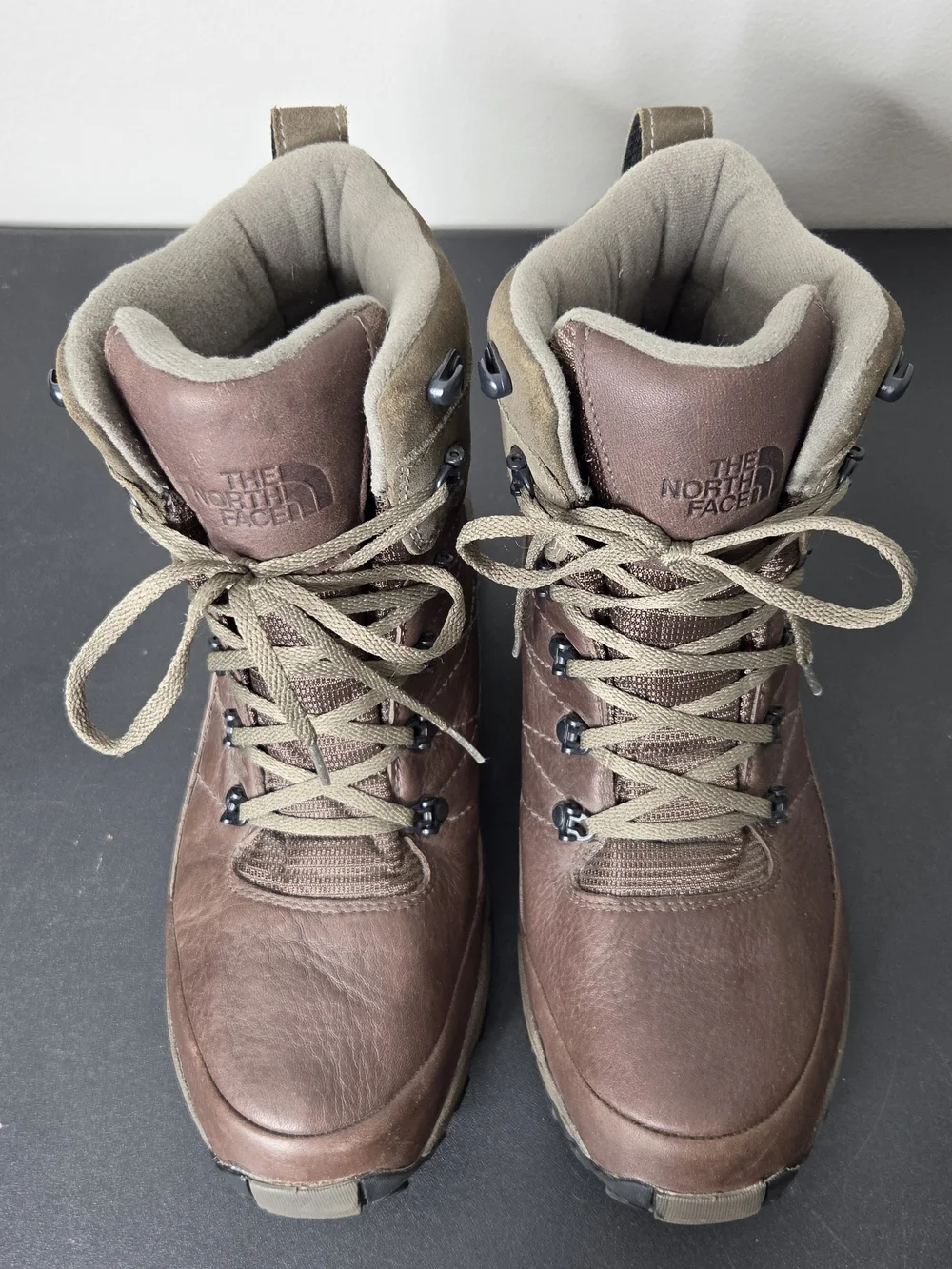 The North Face Men's Brown Chilkat V Lace Up Waterproof Snow Boot